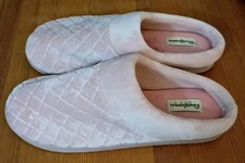 Dearfoams Women's Libby Quilted Memory Foam Clog Slipper XL 11-12 PINK FREE SHIP