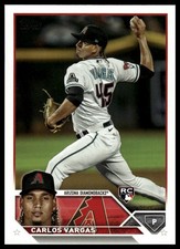 2023 Topps Update #US67 Carlos Vargas (RC)
