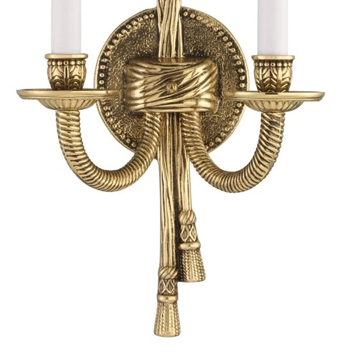 Rope/Tassel ADA Compliant Two Light Wall Sconce - Picture 6 of 9