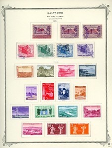 EL SALVADOR Selections on Scott Specialty Album Page Lot #60 - SEE SCAN - $$$