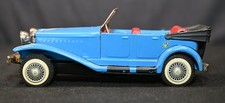 Vintage Japanese Tin Friction 1929 Touring Car Antique Big 4 Litho Toy 7.5"