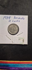 1988 BERMUDA 10 CENTS COIN