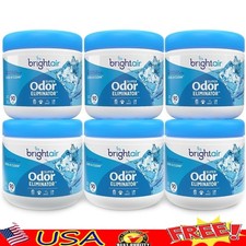 Fresh Air Odor Eliminator Gel Natural Essential Oils Home Office Use 6 Pack