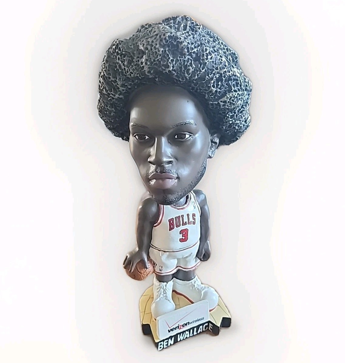 Very Rare* | Chicago Bulls - Ben Wallace Big Afro Bobblehead | HTF