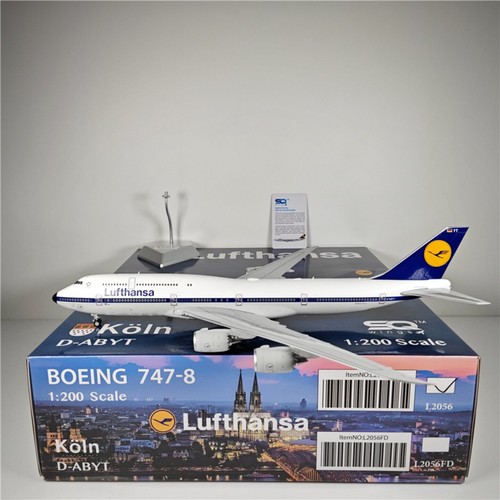 1:200 Scale Lufthansa B747-8 Reg: D-ABYT "Retro" Diecast Model L2056 Model Toy - 第 1/24 張圖片