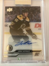 2023-24 Upper Deck Clear Cut - Rookies Joona Koppanen #CC-JK (AU, RC)