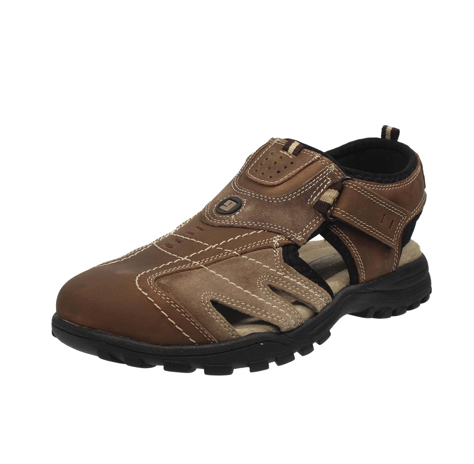 Grisport Geschlossene Sandalen Leder Khaki - Größe 43 [28,7 cm] Herrenschuhe Sandalen