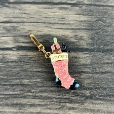 *Rare* Juicy Couture Y2k Christmas Stocking Charm/Pendant #234