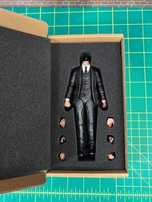 Manipple Studio White Shirt & Black Suit  6'' Figure ''NEW - US SELLER''