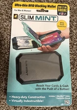 New Slim Mint Wallet Ultra-Thin RFID Blocking, AS SEEN ON TV ID Theft Protection