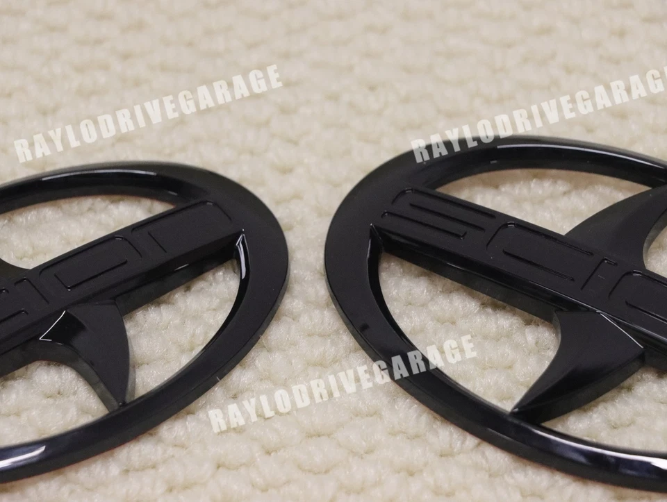 2012-2016 Emblem Set For SCION FRS FR-S Front & Rear Gloss Black Badge Nameplate Foto 3 de 4