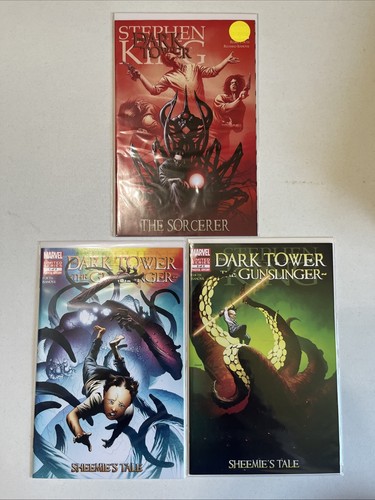 Dark Tower Gunslinger Sheemie’s Tale & The Sorcerer Marvel 2009 2013 Set of 3
