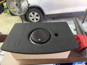 Custom subwoofer box for 1 10” subwoofer  for Tesla Model 3