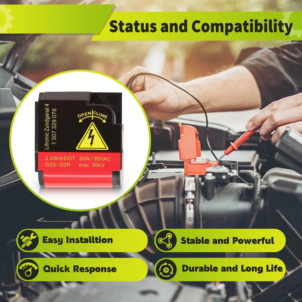 2 Xenón HID Faros Bombilla Lastre Encendedor Para Mercedes Benz Clase A B W169 W245 Foto 2 de 4