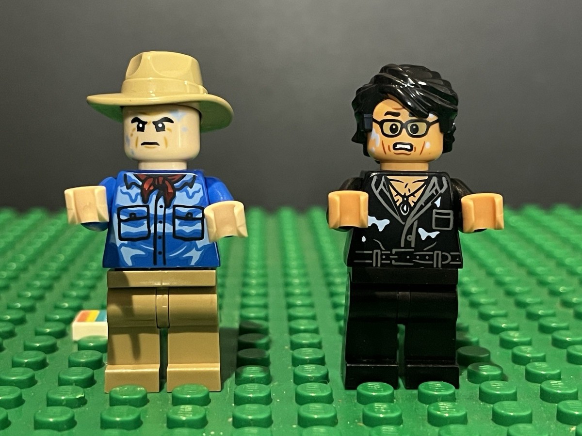 Lego Jurassic Park World 76956 T Rex Breakout Minifigure Lot Grant