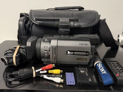 Sony Handycam DSR-PDX10 MiniDV 3CCD Pro Model + USB Transfer TESTED WORKING  