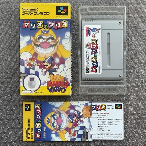 Nintendo Super Famicom SFC Mario & Wario Complete In Box CIB Japan | US SELLER
