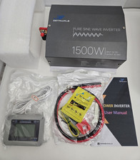 1500W Pure Sine Wave Power Inverter 12V DC to 110/120V AC Power Inverter