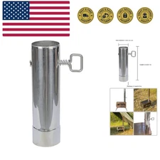 2.36 inch High-Temperature Stainless Steel Stove Pipe with Easy Install Design