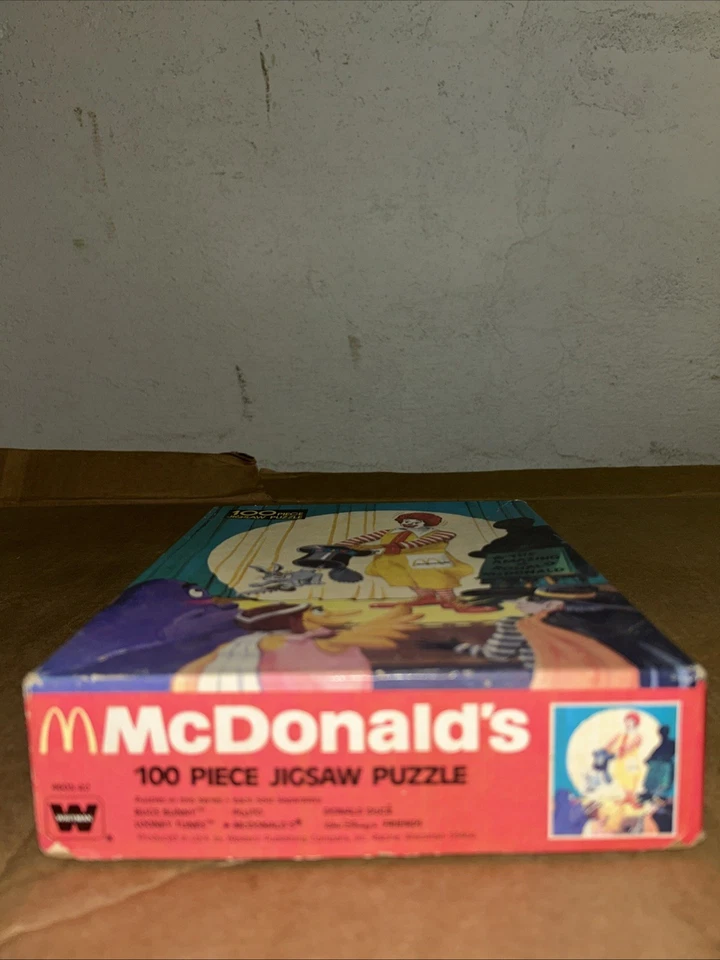 Rompecabezas McDonalds Ronald Magic 1984 100 piezas 4605-42 Whitman completo EE. UU. Foto 2 de 4