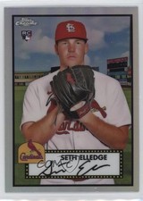 2021 Topps Chrome Platinum Anniversary Refractor Seth Elledge #122 2f9