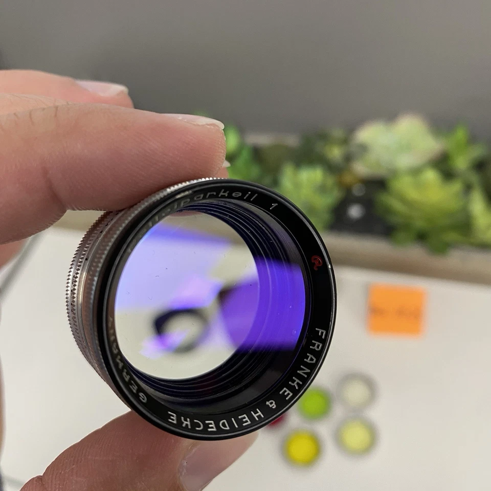 Vintage Rollei Rolleinar Bay 1 Set–Leather Case,Hood,Close-Up Lenses & Filters - Image 3 of 4