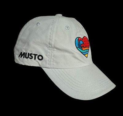 Musto 11th Hour Racing Hat Sailing Race UV UPF 40 Sailboat Cap Retainer Clip OS