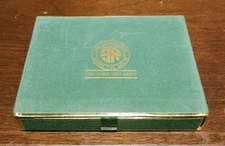 SOUTHERN RAILWAY DOUBLE DECK PLAYING CARDS c1960 velour slide box