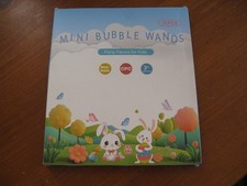 Mini Bubble Wands 30 Pieces Easter Theme New in Box Party Favors