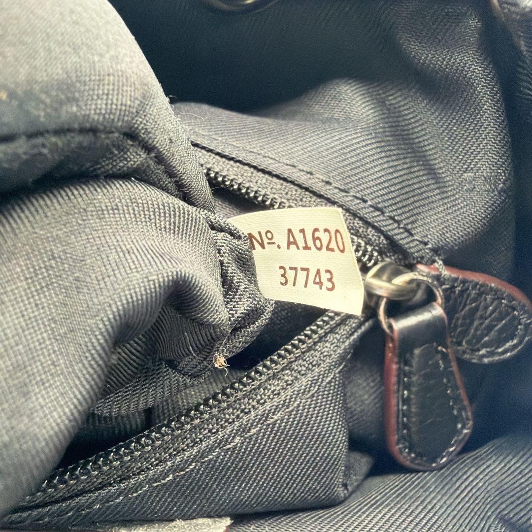 Coach Vintage Patchwork Backpack Leather Canvas B… - image 9