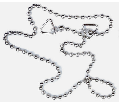 Kugelkette Stöpselkette Spüle Kette für Abflußstöpsel 45cm lang Waschbeckenkette