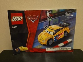 LEGO Disney Cars 2 Jeff Gorvette Set 9481- 54 Piece-100% Complete with Manual