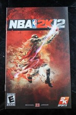NO GAME- NBA 2K12 2012 PLAYSTATION 2 PS2 Authentic Manual Only