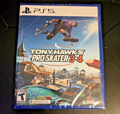 Tony Hawk's Pro Skater 3 + 4 PS5 Brand New Sealed RARE -NOT FOR RESALE- Edition