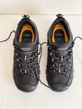 KEEN Men's Targhee EXP Waterproof 1017721 Hiking Shoes Size 7.5 Black Steel Grey