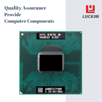 Intel Core 2 Duo T9400 CPU   Socket PGA478, 2 Cores, 2 Threads, 2.53GHz, 6MB L2