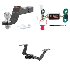 CURT Tow Cargo Package Trailer Hitch, Wiring Harness, 45056 2in Ball Mount 13144