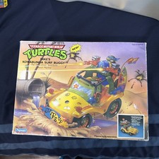 1991 Vintage Teenage Mutant Ninja Turtles TMNT Mikes Kowabunga Surf Buggy Sealed
