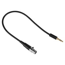 3.5mm Jack to 3Pin XLR Female for BM800 PC Headphone Mixer Microphone1969