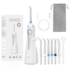 Waterproof Electric Waterflosser Flossing Water Dental Flosser Teeth Pick Por...