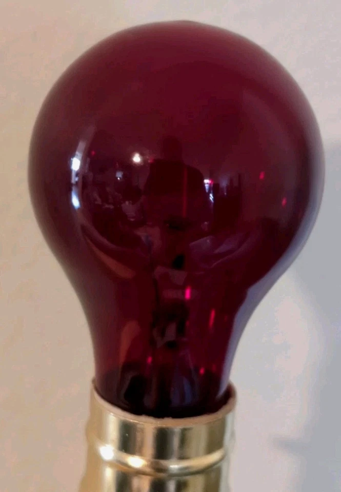 RED BULBS Translucent 2pak 25W A19 Holiday PARTY  1000hrs Medium Base #5800 - Image 3 of 4