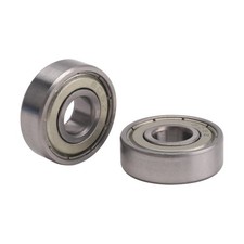 2 Pcs Single Shielded 608Z Miniature Deep Groove Bearings U8M46083