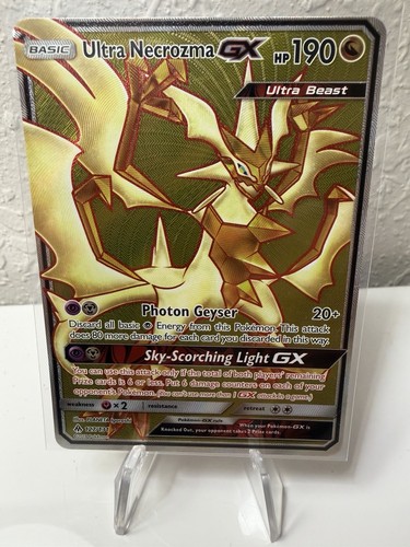 Ultra Necrozma GX (Full Art) Holo Ultra Rare SM - Forbidden Light 127/131