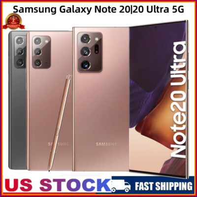  Samsung Galaxy Note 20/20 Ultra 5G 128GB Fully Unlocked GSM+CDMA Mobile Phone