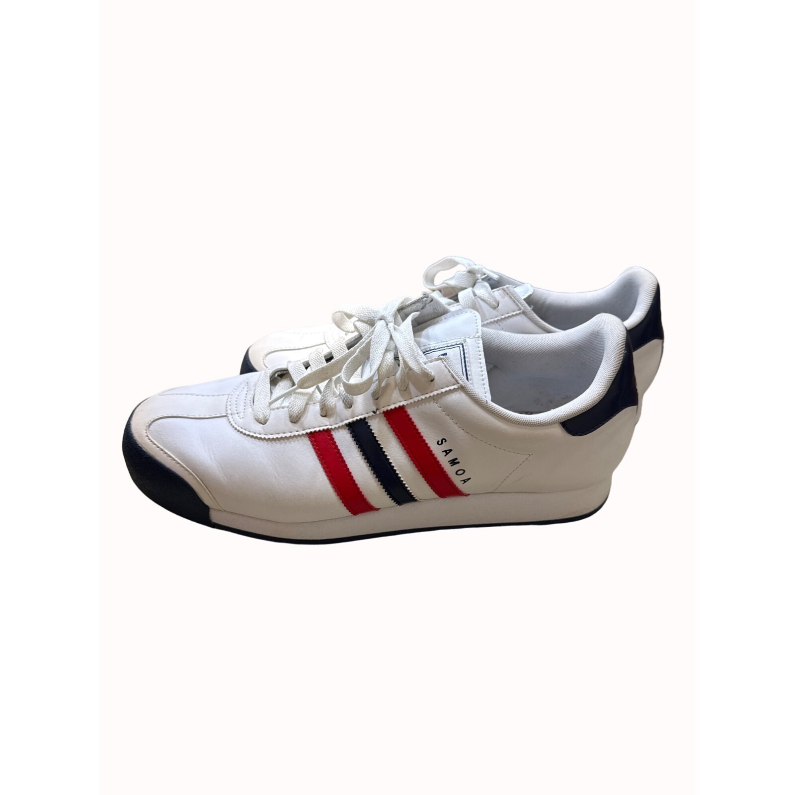 SAOLA Scarpe da ginnastica Adidas Samoa G56275 uomo bianche rosso bianco blu taglia 13 SkU 4408