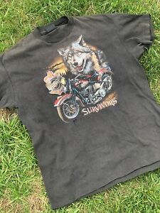 Vintage Grand Canyon Harley Davidson T Shirt Nevada