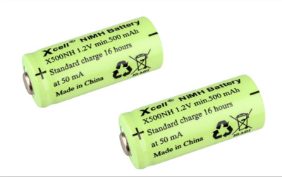 2 X Akku wiederaufladbar N Lady LR1  1,2V 500mAh Ni-MH für Rücklichter usw.