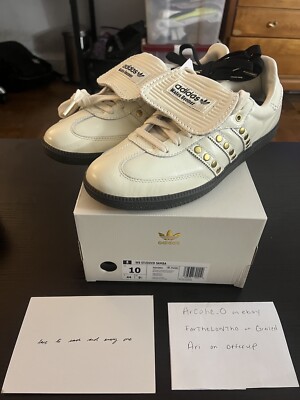 Adidas Samba Wales Bonner Studded Pack Cream White Size 10 (1/750 