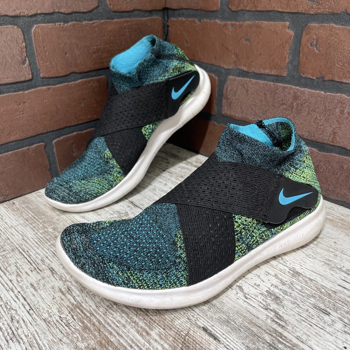 Nike Free RN Motion Flyknit Unlimited Mens Running Shoes Size 9.5 Olympic Multi Nike Free Run 5.0 Men main image 2