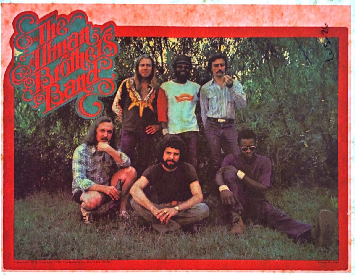 ミュージック DVD Original Vintage The Allman Brothers Band Iron On Transfer Music